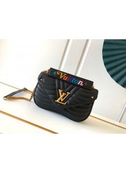 LV NEW WAVE CHAIN BAG MM BLACK